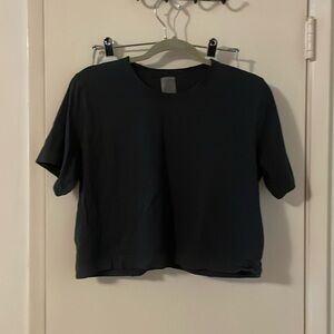 Calia 100% organic cotton cropped tee